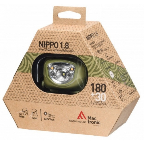 Налобный фонарь NIPPO 1,8, 180 лм + 30 лм-foto6