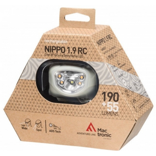 Налобный фонарь NIPPO 1.9 RC, 190 лм-foto5