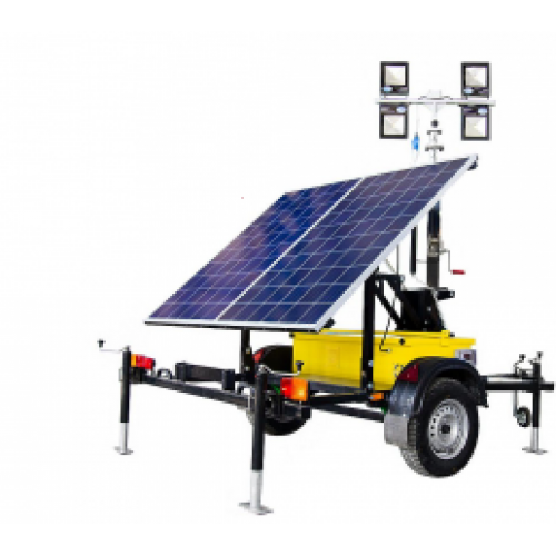 Передвижная осветительная установка на солнечных батареях ПОУ 4 * 50LED -6.0М-SB