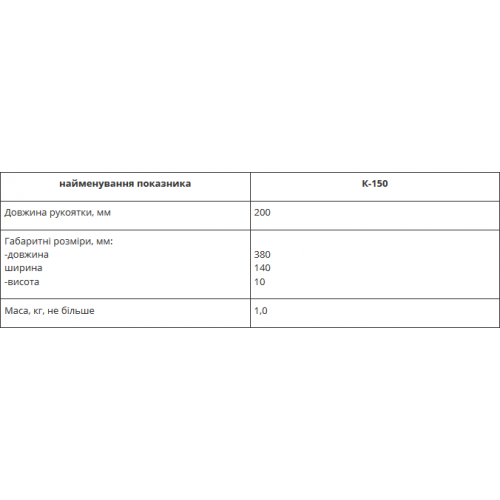 Ключі для пожежної арматури К-150