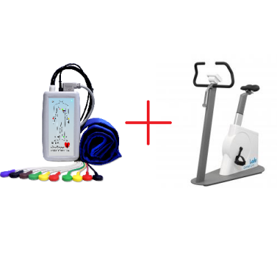 Стрес-тест система ЕКГ та АТ EC-12S на базі велоергометра Corival cpet