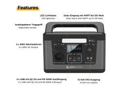 Портативная электростанция Sunnybag Powerstation 600 Вт-foto3