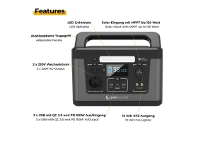 Портативная электростанция Sunnybag Powerstation 600 Вт-foto3