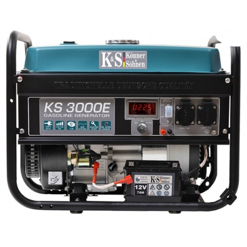 Двухтопливный генератор газ-бензин Konner&Sohnen 3000 Е
