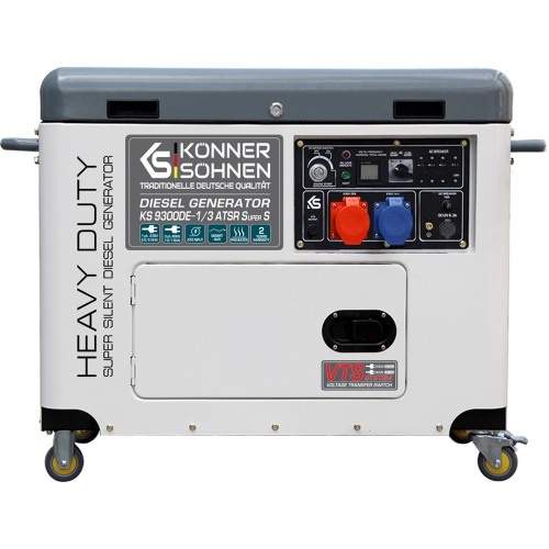 Генератор дизельный Konner&Sohnen KS 9300DE-1/3 ATSR SUPER S (Euro V)