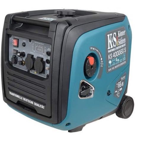 Двухтопливный генератор газ-бензин Konner&Sohnen KS 4000iEG S Двухтопливный генератор газ-бензин Konner&Sohnen KS 4000iEG S