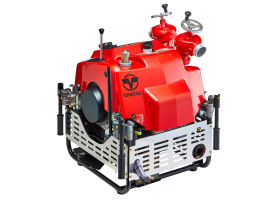 Профессиональная пожарная мотопомпа Tohatsu VE1500-foto3