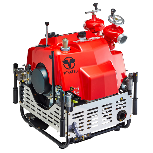 Профессиональная пожарная мотопомпа Tohatsu VE1500-foto3