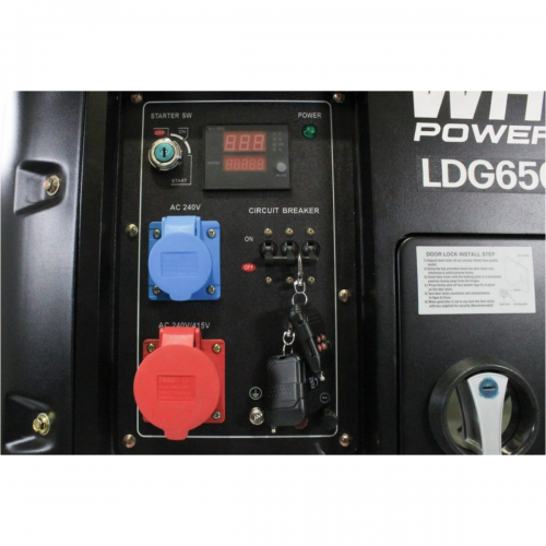 Генератор дизельный Warrior LDG6500SVWRC-EU 5,5 кВт-foto4